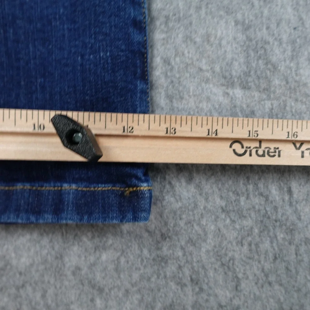 Ava‎ Viv Jeans Womens 26 Blue High Rise Flare Stretch Dark Wash Denim